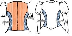 Stretchseitenteile