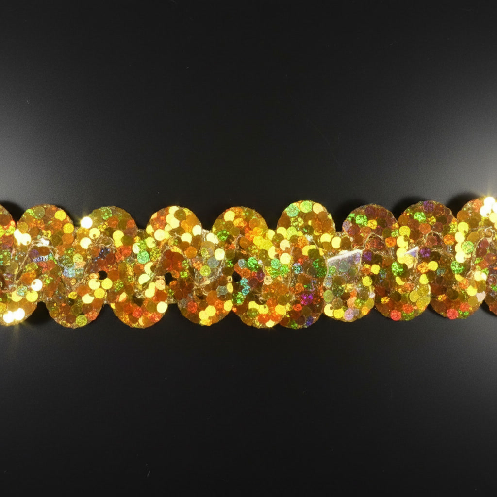 Pailletten und Uniformborden