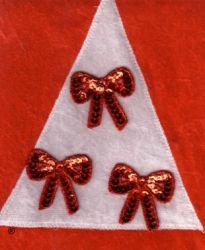 Preview: Paillettenmotiv 17 Schleifchen