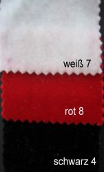 Preview: Stretchsamt rot Meterware