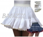 Preview: Gardepetticoat weiß mit Spitze