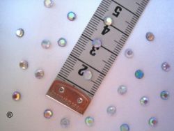 Strassteine SS 16 crystal AB