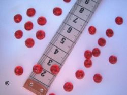 Acrylsteine 8 mm rot