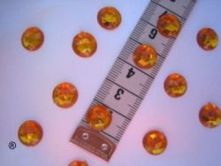 Acrylsteine 11 mm topaz