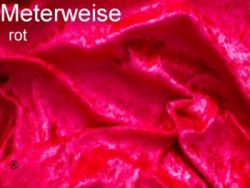 Pannesamt rot Meterware