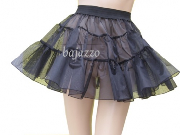 1-lagiger Gardepetticoat mit Rollsaum
