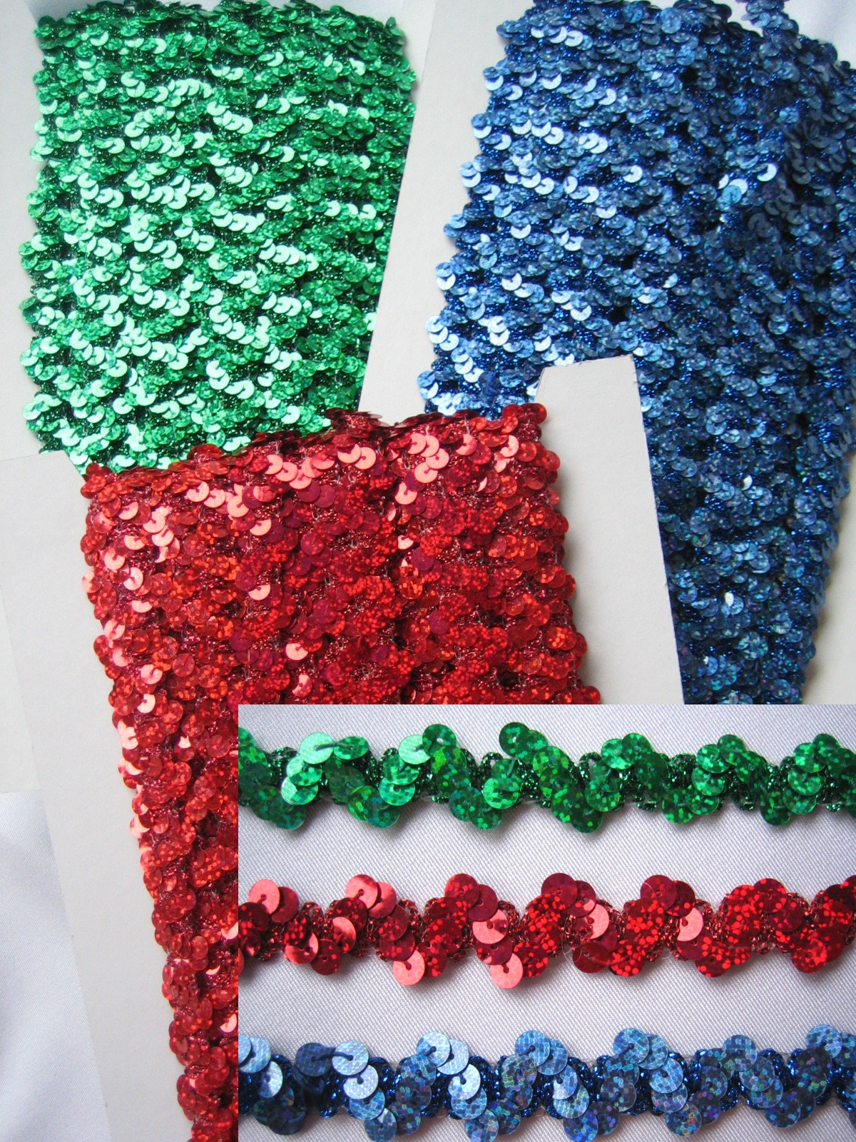 RAILONCH Pailletten Band 90m - 6mm Breit, 27 Farben Für DIY & Kostüme